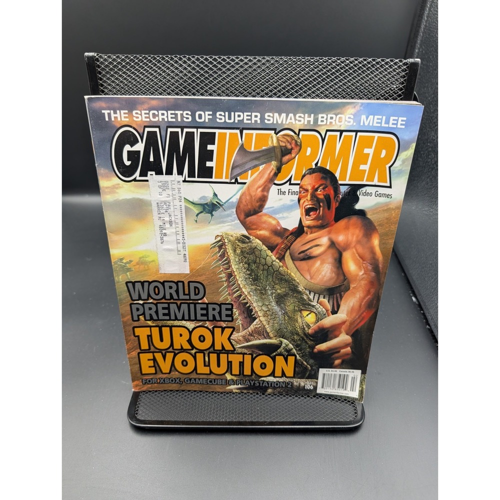 Turok Evolution Game Informer Magazine Feb 2002 Vol 12 #106